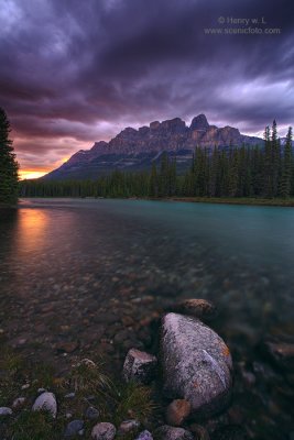 Castle Mountain after Storm #2