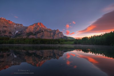 First Light at Wedge Pond