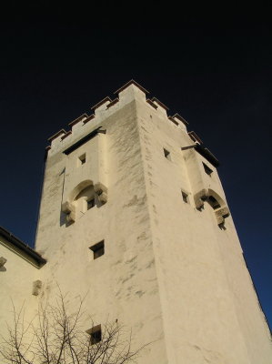 surreal tower on Hohenfeste Salzburg
