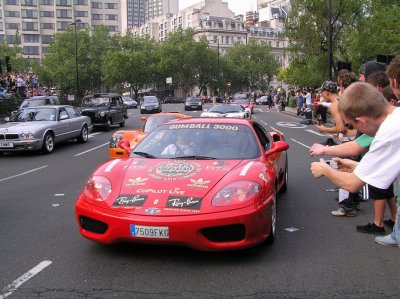 start to the Gumball 3000 race