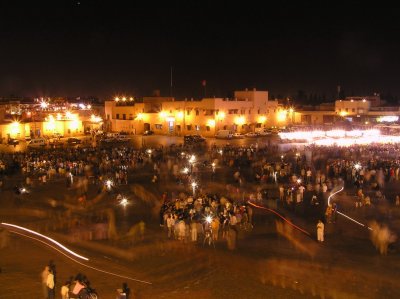 Djemaa el-Fna by night