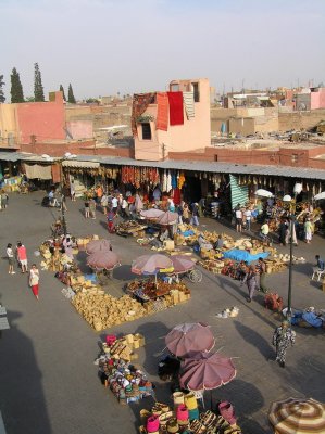 Place Rahba Qedima in the souqs of Marrakesh