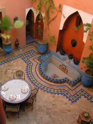 inside riad Medina Azahara