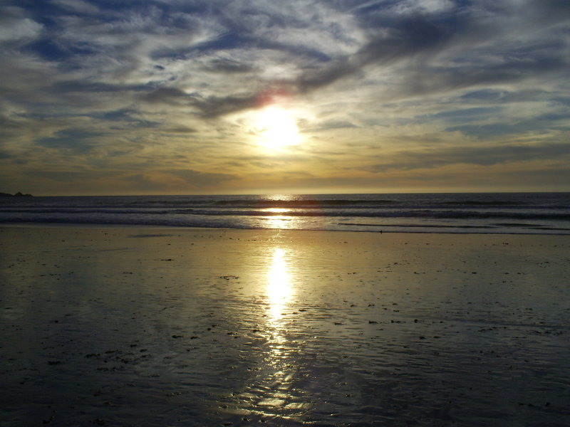 Dusk at Carmel beach