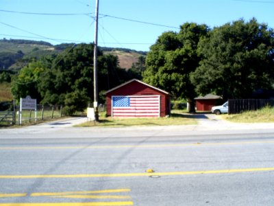 Old Glory on Carmel Valley Road