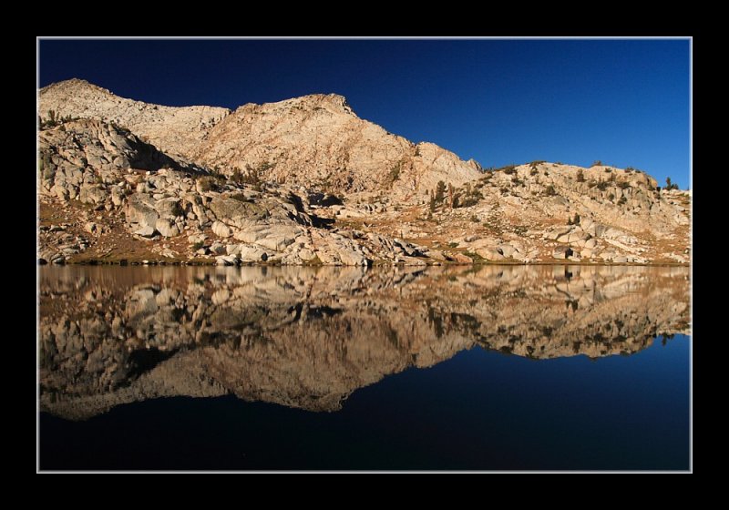 Sierra Nevada Reflections in Blue