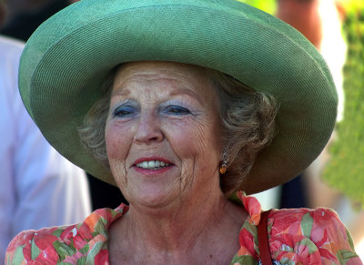 Queen Beatrix of the Netherlands visits Aruba