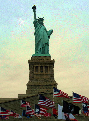 Statue of Liberty Flags