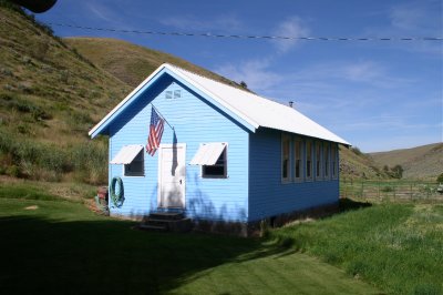 Little blue school house