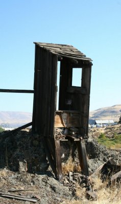 The leaning crapper.