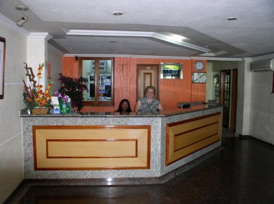 The lobby.