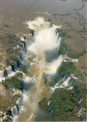 Iguazu Falls from the chooper