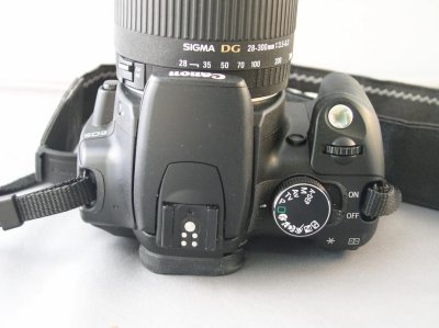 Canon, looking at the top