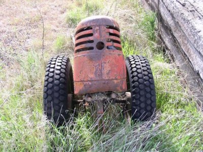 Front view ( note the knobby tires)