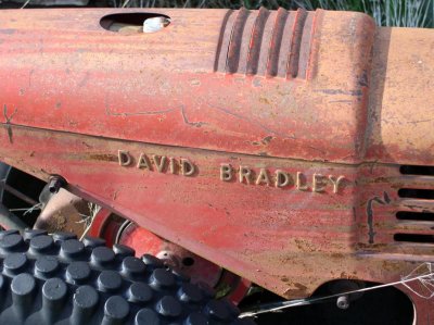 David Bradley name on cowling