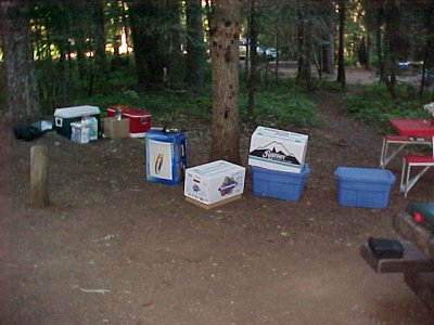 Camping boxes