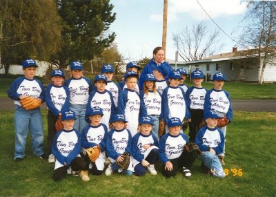 Two Boys T Ball team 1996