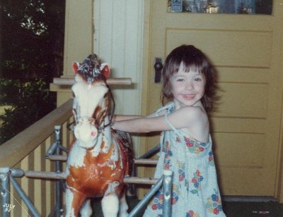 A new rocking horse for Kelly  1982