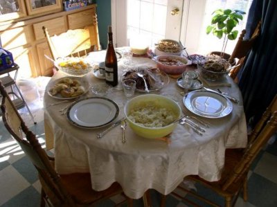 Turkey day in the new kitchen