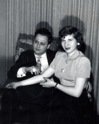 David & Joan Rosenberg - Chanuka 1952