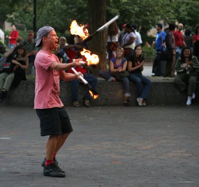 Performer at Washington Square Park