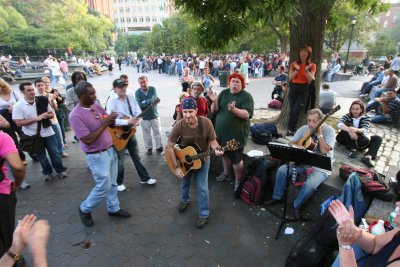 Performers at Washington Square Park