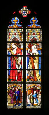Basilica of the Holy Blood upper chapel window