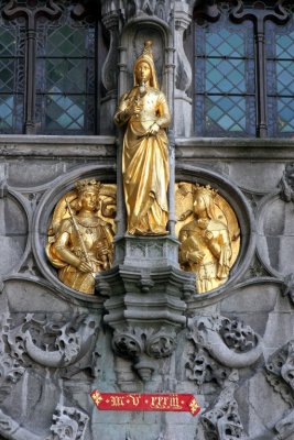 Facade detail, Basilica of the Holy Blood