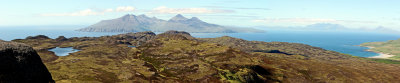 Rhum Pano from Scurr of Eigg