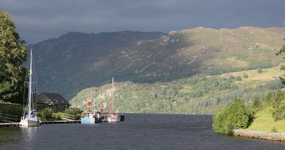 Fort Augustus view to Loch Ness, Caledonian Canal