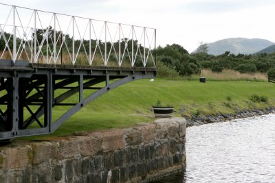Gair Lochy swing bridge, Caledonian Canal