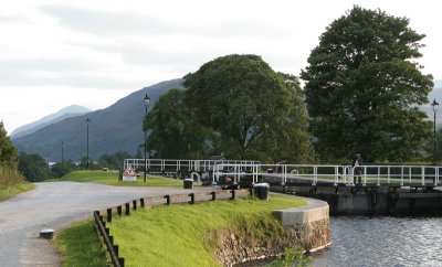 Top of Neptunes Staircase, Caledonian Canal