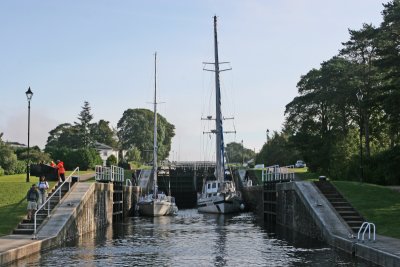 Last Lock at Neptunes Staircase, Caledonian Canal