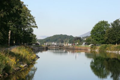 Corpach in view, Caledonian Canal