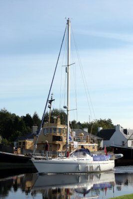 Wind of Gare reaches Corpach Basin, Caledonian Canal