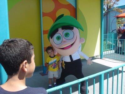 Cooper and Cosmo at Great America