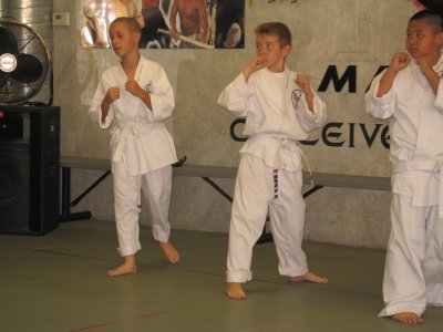Jacob at Karate class