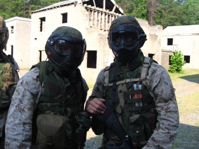 Urban warfare training (that's me on the right)