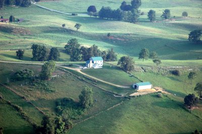 ariel view of Fieldstone Farm