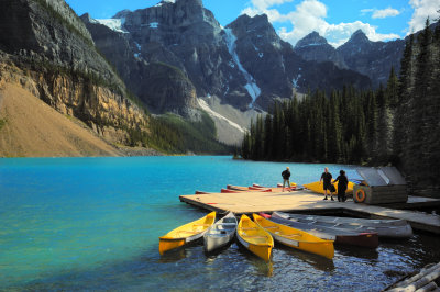 Moraine Lake Canoes