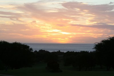 Makaha Resort - Sunset after our round