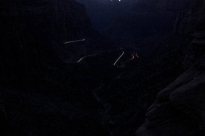 Southern approach to the tunnel