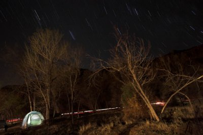 View from our campsite