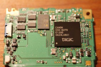 Digic chip, detail 2