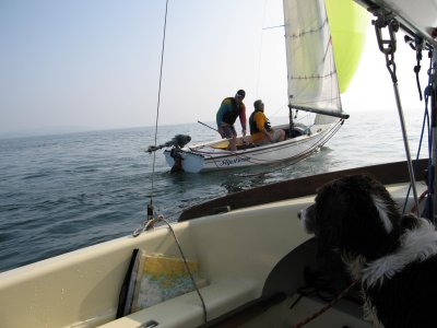 Sailing on a Misty April Day