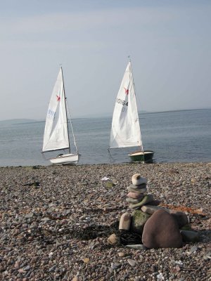 Sailing on a Misty April Day