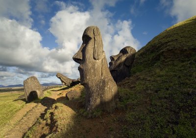 Moai, Rano Raraka.