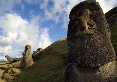 Moai, Rano Raraka.