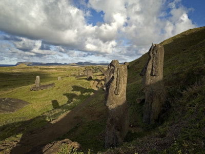 Moai, Rano Raraka.