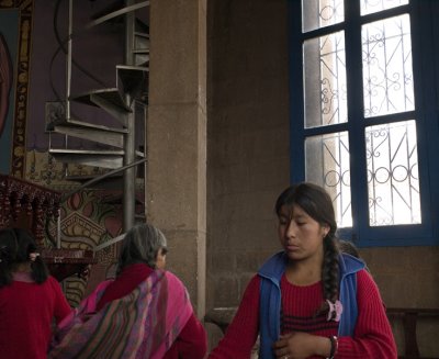 Pisac market.